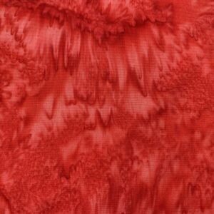 Patchwork stof - rød batik