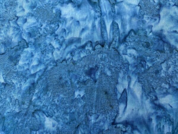 Patchwork stof - blå batik