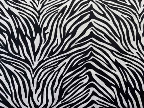 Patchwork stof - zebra mønster