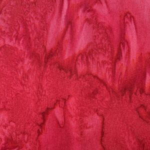 Patchwork stof - rød batik