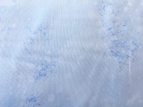 Patchwork stof - lys blå meleret