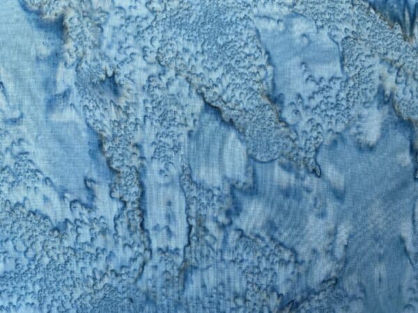 Patchwork stof - lyseblå batik