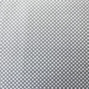Patchwork stof - grå og hvide små tern