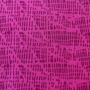 Patchwork stof - pink med streg mønster