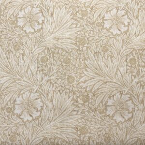 Patchwork stof - William Morris - Blomster og bladranker beige i beige