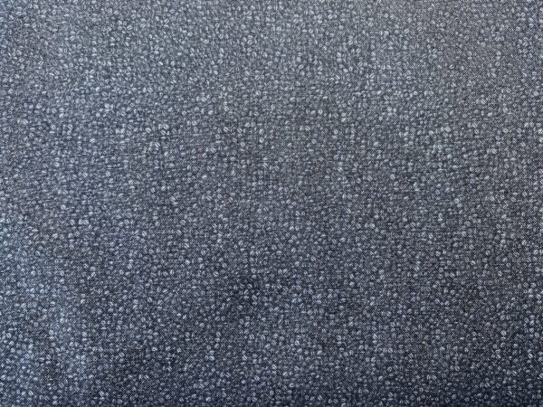 Patchwork stof - grå med små ringe