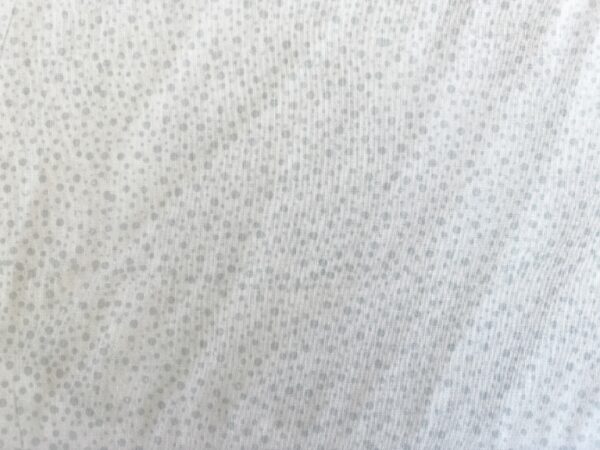 Patchwork stof - hvid med prkker