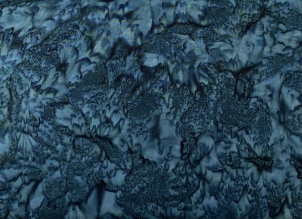 Patchwork stof - mørkeblå batik