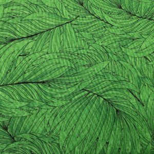 Patchwork stof - grønne blade