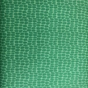 Patchwork stof - grøn med mønster