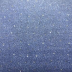 Patchwork stof - Quilt My Design - Mørk blå småbitte blomster