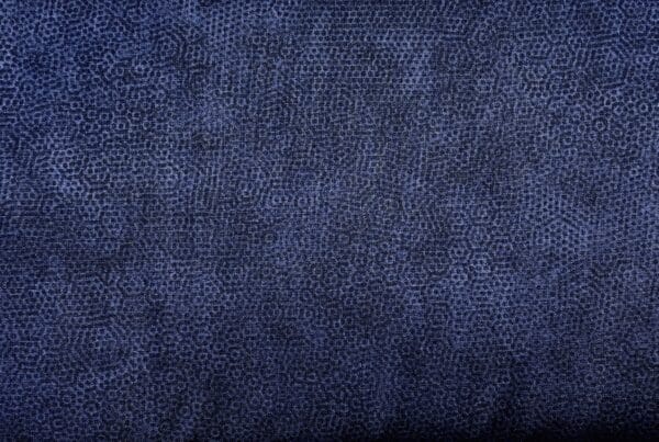 Patchwork stof - blå mønster