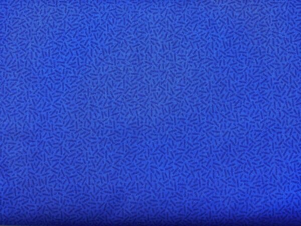 Patchwork stof - lys blå med mørkeblå små streger
