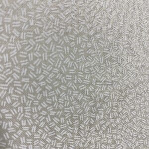 Patchwork stof - grå med små hvide streger