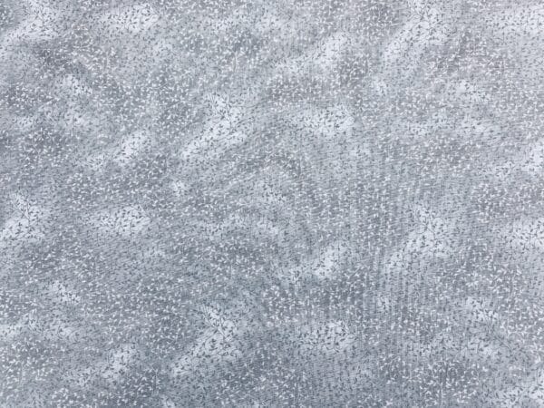 Patchwork stof - grå med bladmønster