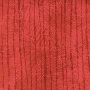 Patchwork stof - rød med penselstrøg og striber