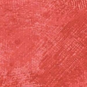 Patchwork stof - rød med penselstrøg og prikker