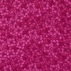 Patchwork stof - pink blomster