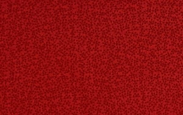 Patchwork stof - rød med lille bærkvist