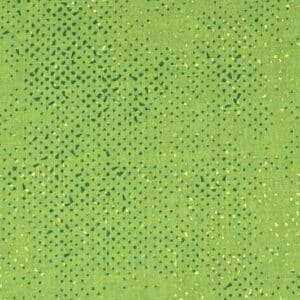 Patchwork stof - grønt stof med prikker