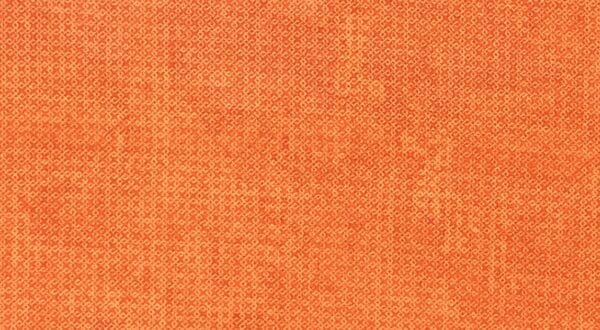 Patchwork stof - orange stof med snirkler