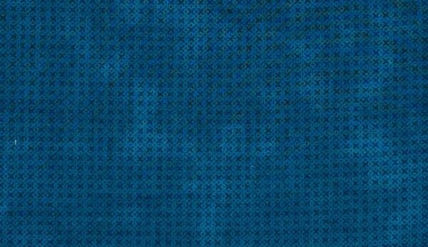 Patchwork stof - blå stof med krydser