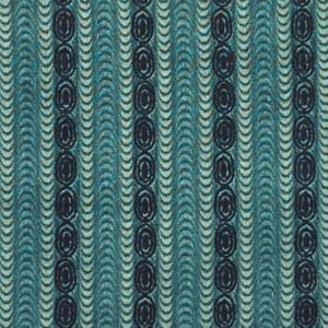 Patchwork stof - blågrønt mønster stof