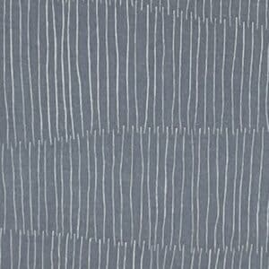 Patchwork stof - grå baggrund med hvide streger
