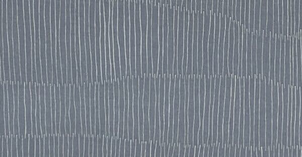 Patchwork stof - grå baggrund med hvide streger