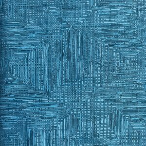 Patchwork stof - blå stof med streger
