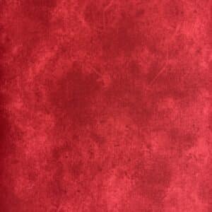 Patchwork stof - rød vandfarve
