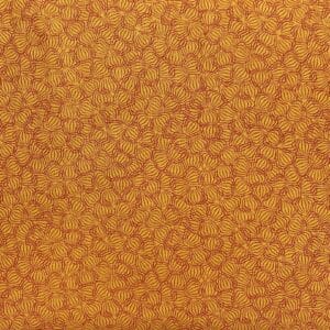 Patchwork stof - gul og orange mønster