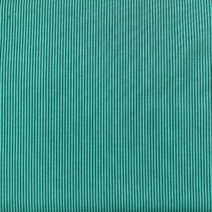 Patchwork stof - blå og grønne striber