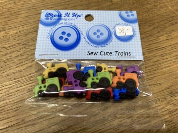 sew cute trains knapper