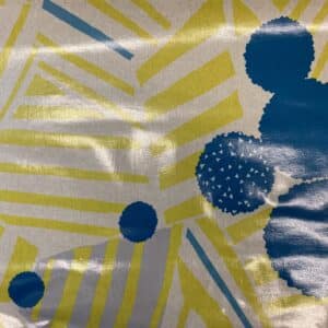 gul og blå mønster