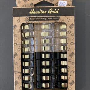 hemline gold clips