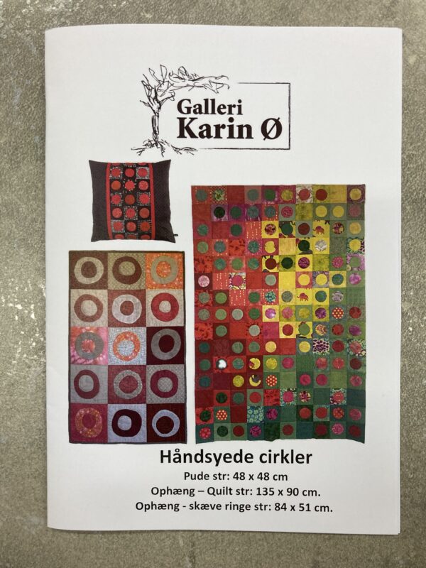 Patchwork mønster - håndsyede cirkler