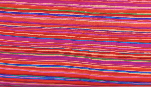 patchwork stof - Pink orange striber Kaffe Fassett