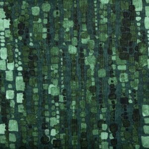 patchwork stof - flaskegrøn med kvadratmønster