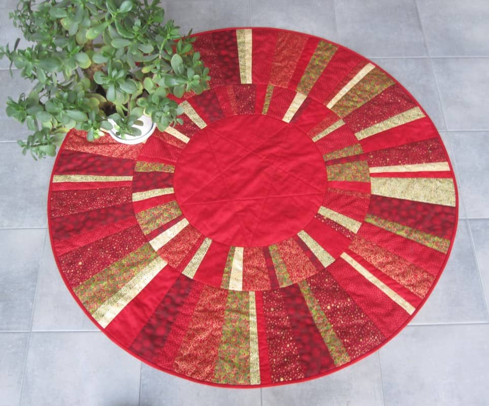 juletræstæppe mønster