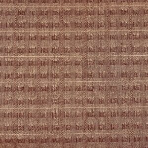Tochio Yarn dyed, vævet japansk stof, Bordeaux beige med streger